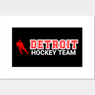 Detroit hockey team Posters and Art